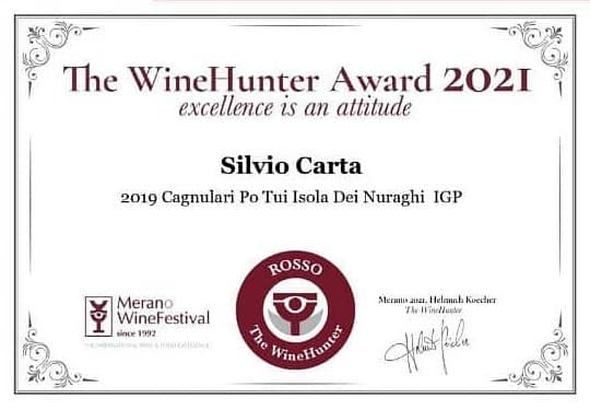 wine-haunter-award-2021.jpg Po Tui Cagnulari Isola dei Nuraghi Rosso IGT