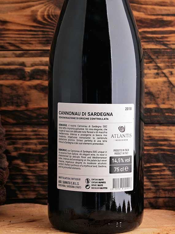 demiurgo-2020-1.jpg Cannonau di Sardegna DOC "Demiurgo"