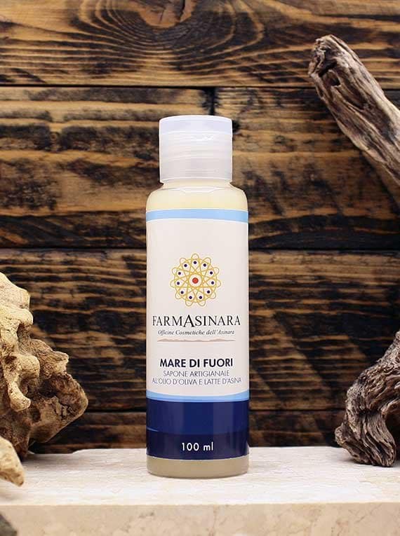 farmasinara-sapone-mare-di-fuori-100-ml Sapone artigianale all'olio d'oliva e latte d'asina "Mare di fuori"