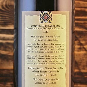 Cannonau di Sardegna DOC 03 Cannonau di Sardegna DOC Perda Rubia
