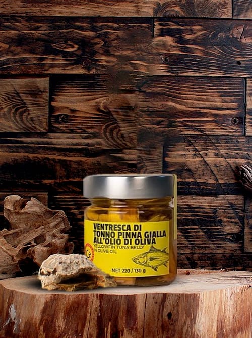 ventresca tonno Ventresca di Tonno Pinna Gialla all'olio di oliva