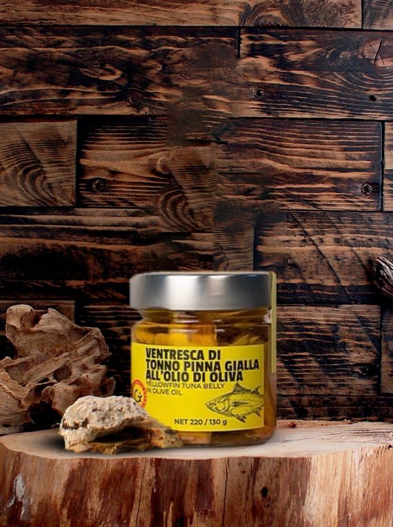 ventresca tonno Ventresca di Tonno Pinna Gialla all'olio di oliva